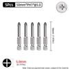 50mm Phillips Screwdriver Bit PH00/PH0/PH1/PH2 1/4” Hex Shank Magnetic S2 Steel Cross Head Screw Driver Bits Hand Power Tools
