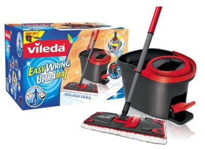 Vileda Easy Wring Ultramat Turbo Box, Mop + Bucket + Wrench - Bhp Hic 6236