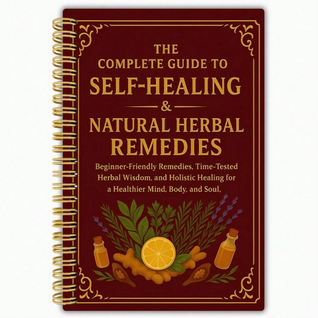 The Complete Guide to Self-Healing: Natural Herbal Therapy Notebook (Spiral)
