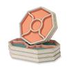 Octagonal Jewelry Tray Creative Jade Storage Display Tray Counter Bracelet Display Plate Live Streaming Jewelry Shooting Props