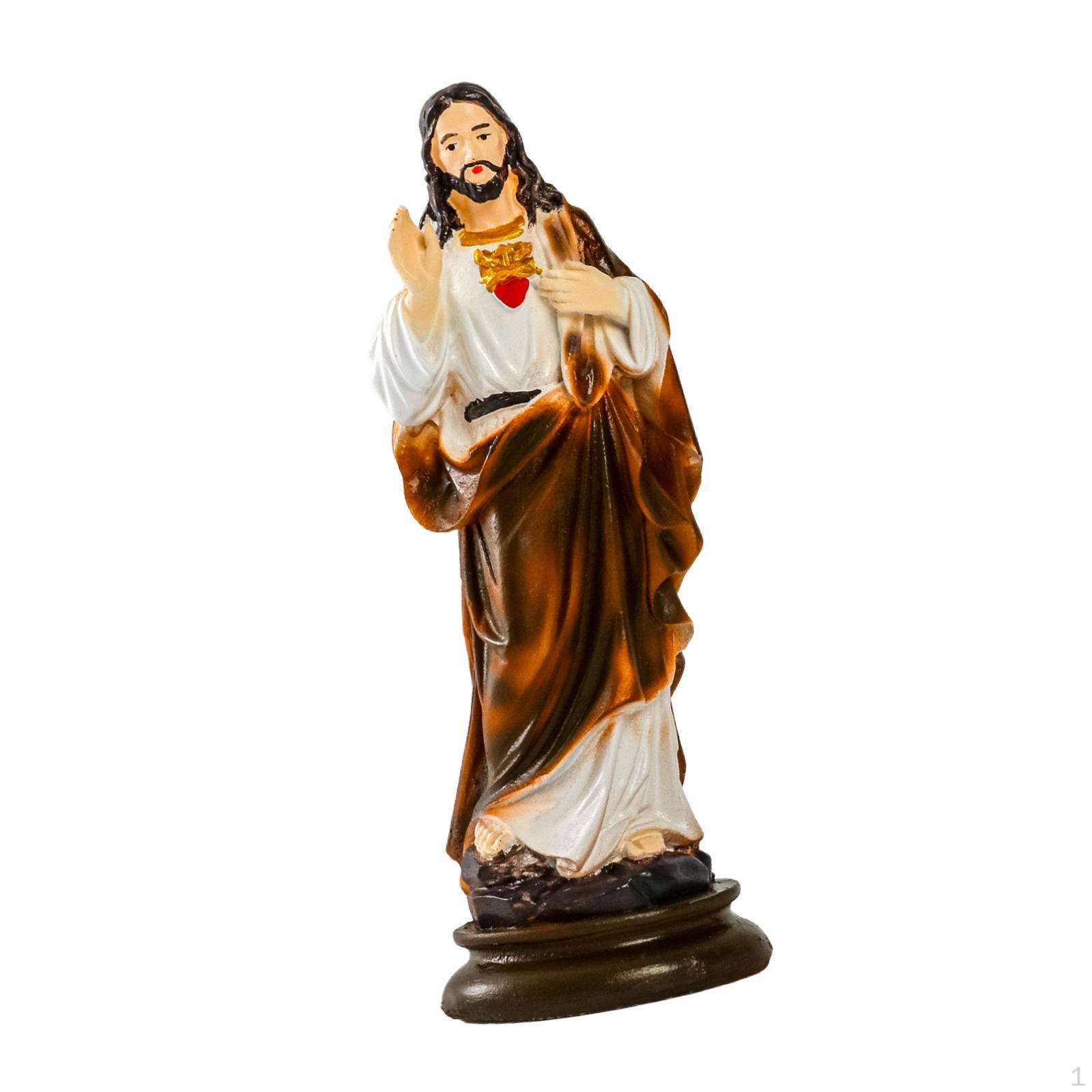 

Catholic ST Joseph Statue Saint Religious Figurine Collectible Home Resin Figure for Year
