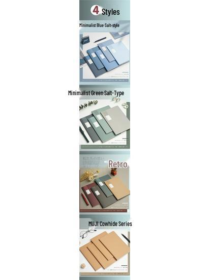 2024 Stylish A5 Homework Notebooks for Elementary to High School Students