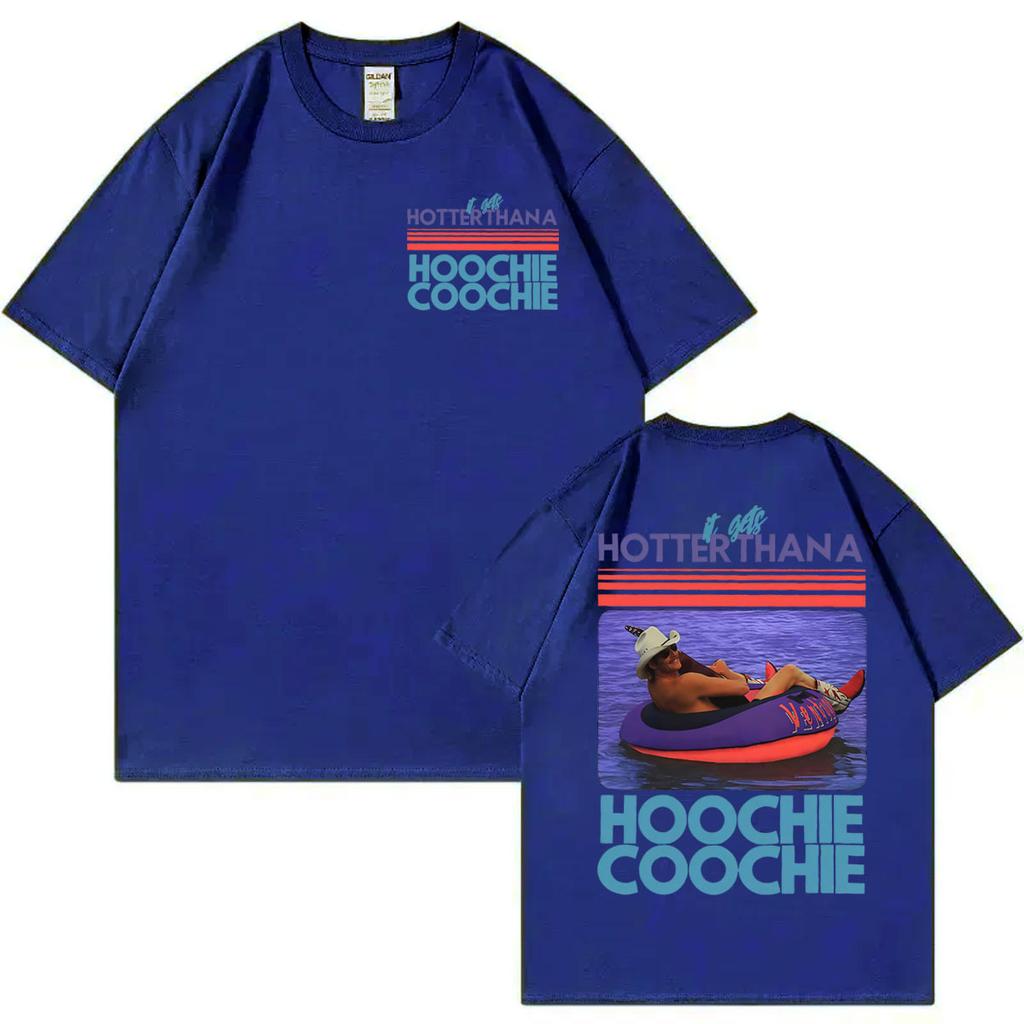 Hetare Än En Hoochie Coochie Meme T-shirt Unisex Sommar Avslappnad Bomulls T-shirts High Street Mode Trend Kortärmad T-shirt