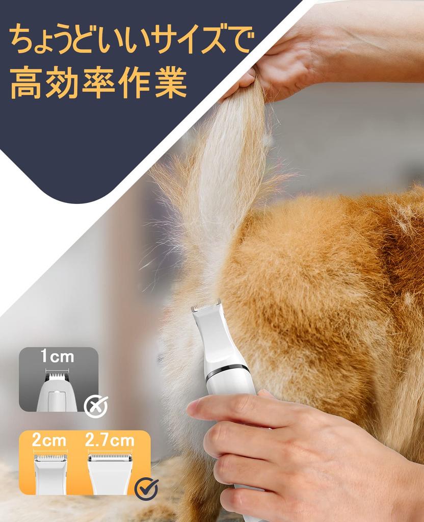 Oneisall Dog Clippers for Paw Low Low Ergonomic Includes 2 Replacement Suitable for Behind the and for Small To Large Dogs and Model N10 Beginners,