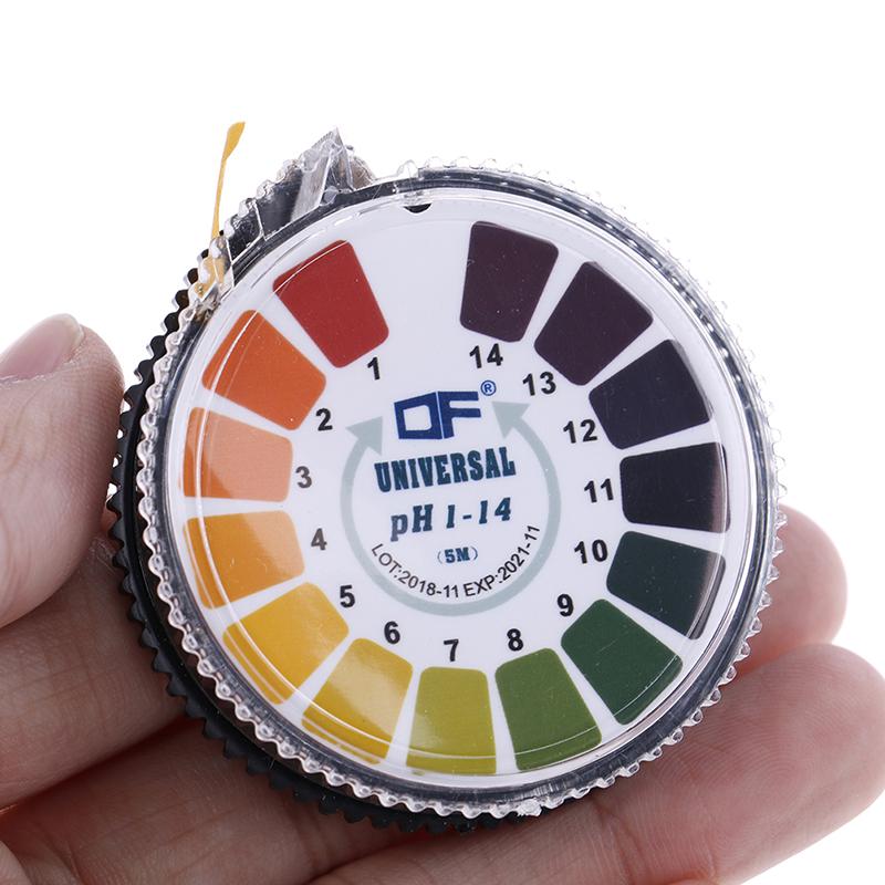 1Roll/5M Laboratory Ph Indicator Test Strip 1-14 Paper Litmus Alkaline Acid