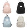 Nylon School Backpack With Breathable Air Cushion Straps For College Students