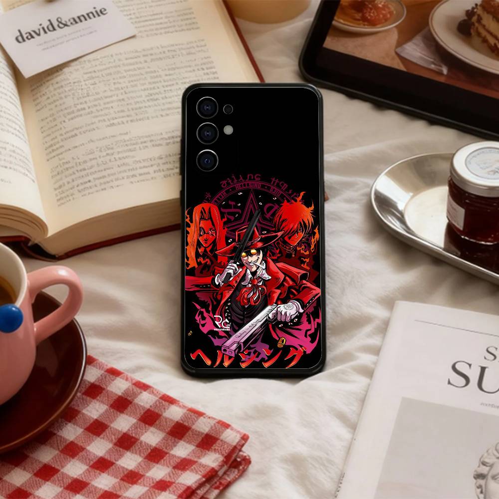 Gothic Hellsing U-Ultimate Phone Case For Samsung S 25,24,23,22,30,21,10,9,Ultra,Plus,Lite,FE,4,5 G Soft Black Case