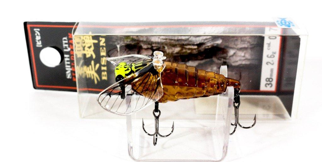 SMITH LTD Noisy Bisen 38mm Clear Brown 2.6g #19