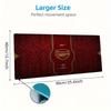 Arsenal F Großes Mauspad Große Gaming-Tischunterlage Rutschfest für Laptop Tablet Großes Mauspad XXL Matte Mini-PC-Spielmatte Mit verriegeltem Rand