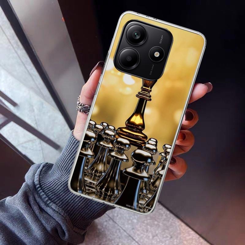 Competitive Chess Game Phone Case For Xiaomi Redmi Note 15 14 14S 13 12S 12 Pro Plus 11S 11 10S 10 4G Cover 11E 11T 5G Print Fun