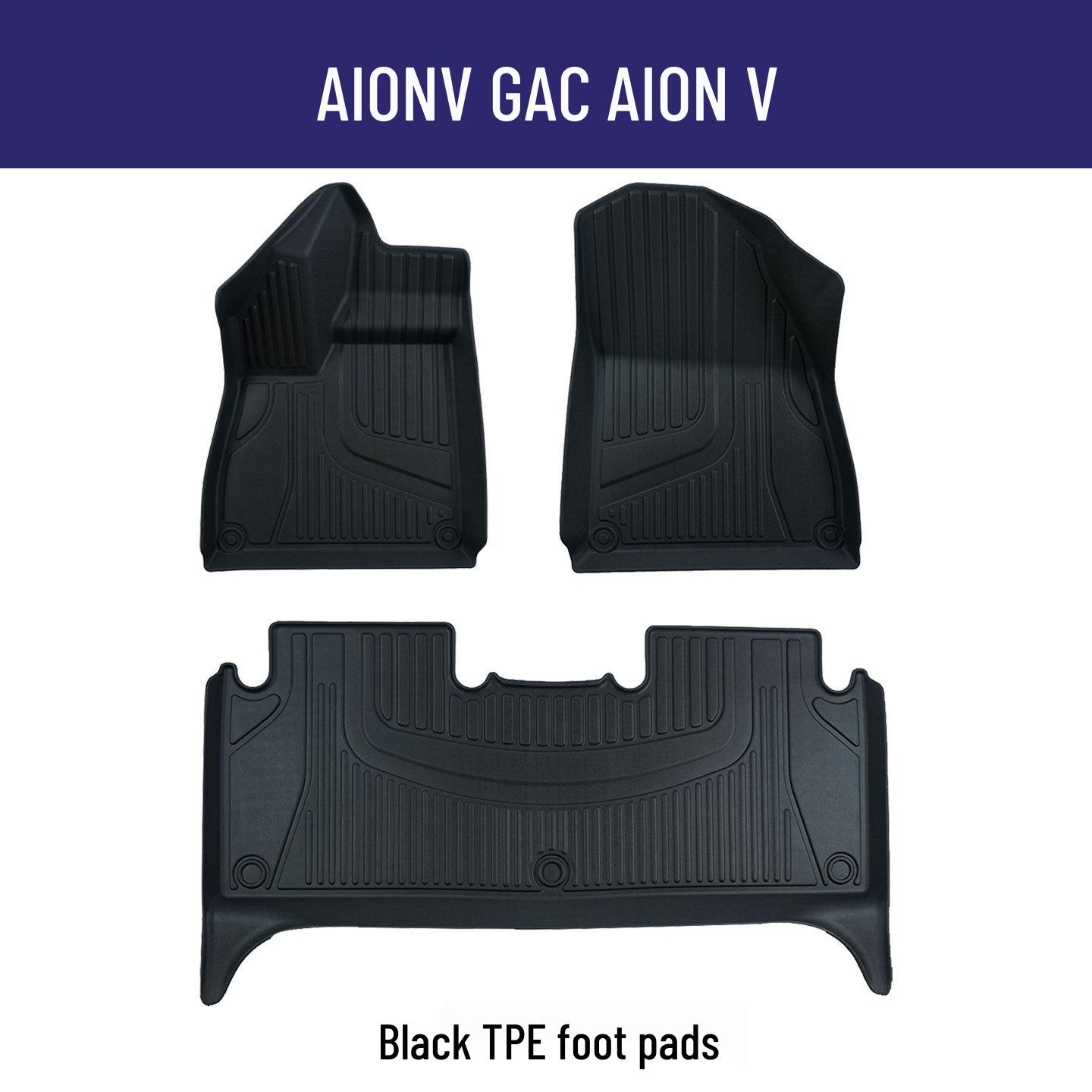 Eco-Friendly Odorless TPE Floor Mats for GAC AION V, VPLUS, Tyrannosaurus Five-seater