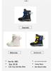 Northeast Kids' Fleece-Lined Winter Snow Boots - Warm, Thick Cotton Footwear for Boys & Girls