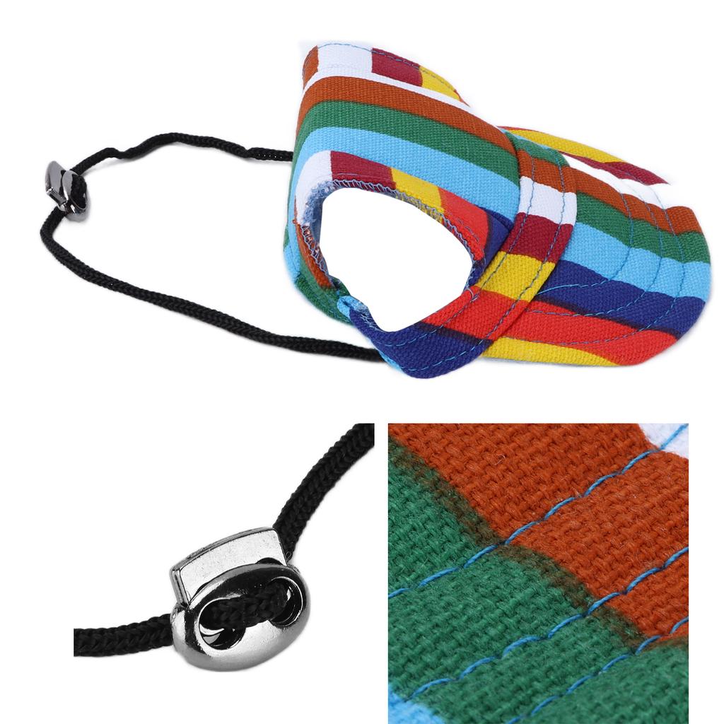 Dog Baseball Cap Adjustable Dog Outdoor Sport Sun Protection Baseball Hat with Neck Strap for Outdoors