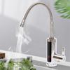 3KW Instantaneous Electric Tap, 360° Rotatable Heated Kitchen Faucet with LCD Temperature Display
