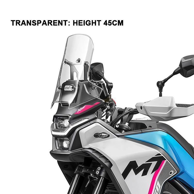 450MT Motorcycle Accessories Windscreen Wind Deflectors Widening Front Windshield Raised Windscreens For CFMOTO CF 450 MT MT450