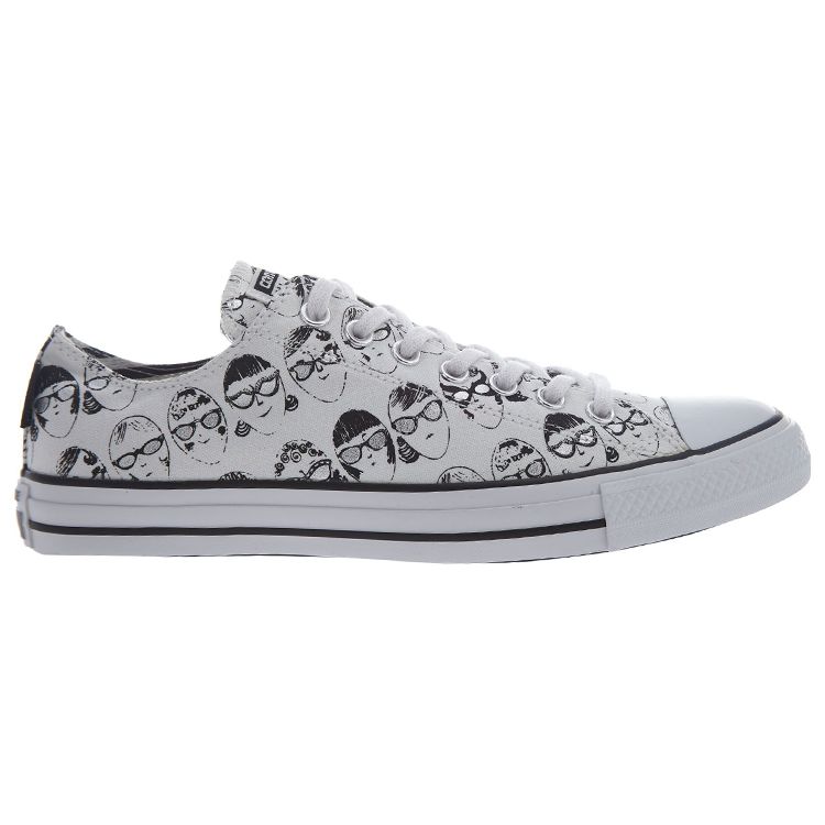 Converse Chuck Taylor All Star Ox Comfortable Versatile Low Top Canvas Shoes Unisex Sneakers Black White 153845C