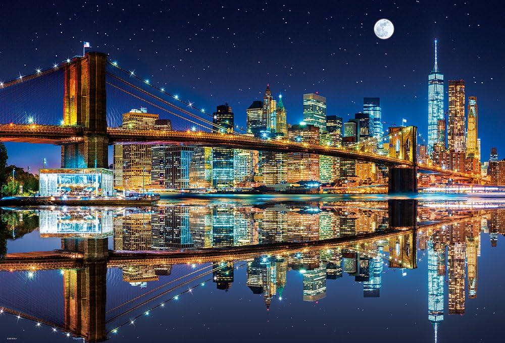 BEVERLY 1000-Piece Jigsaw Puzzle, New York, Brooklyn Bridge (49 X 72 Cm), Made In Japan (Product Code: 1000-055)