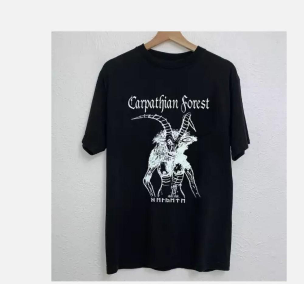 NEW Rare Carpathian Forest Band Short Sleeve Black All Size Shirt