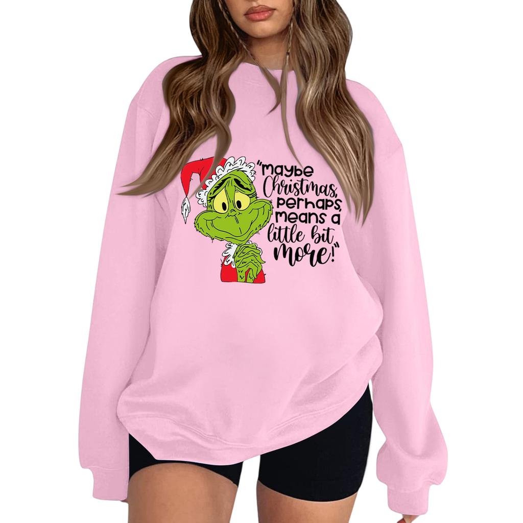 Crewneck Sweatshirt For Women Fall Graphic Sweatshirts Vacation Long Sleeve Drop Shoulder Pullover