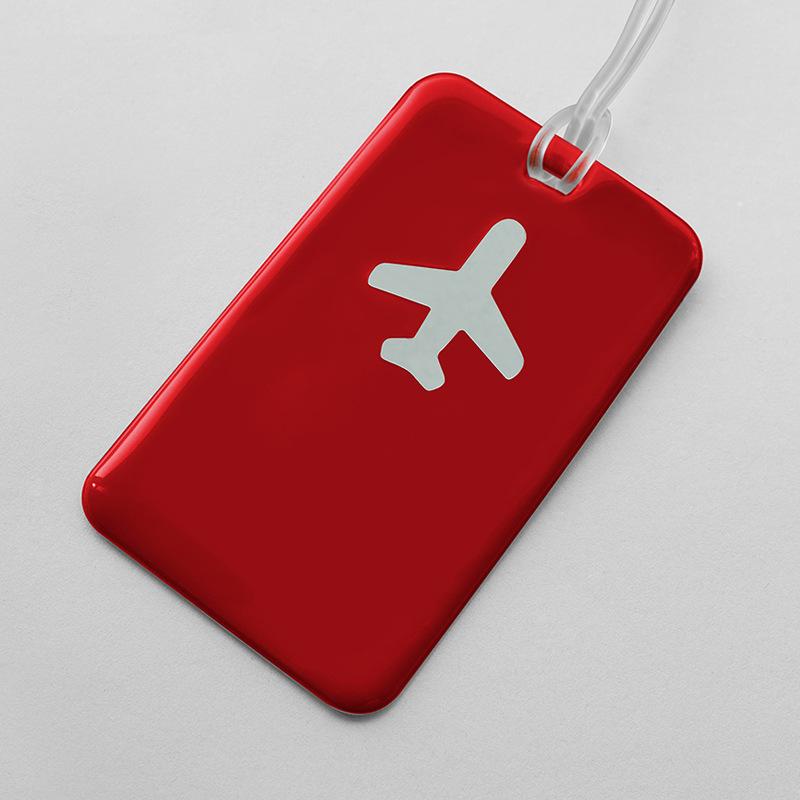 Macaron Color Series PVC Airport Luggage Tags  Business Trip Boarding Passes  Suitcase Tags  Luggage Tag for Lost Prevention
