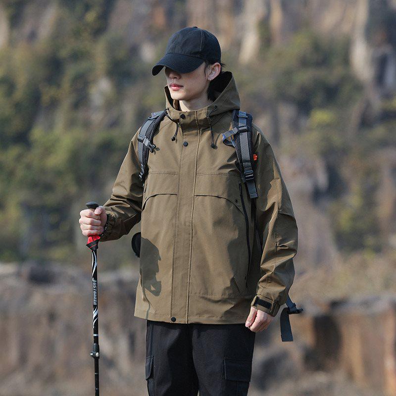 

Qisensen 2026 Spring Couples Outdoor Mountain Jacket for Men 3XL