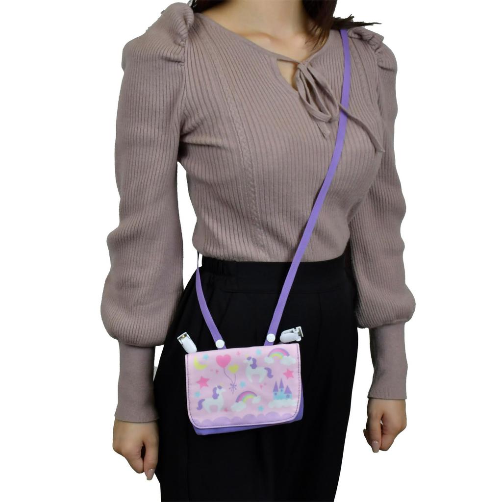 Marushin Piccolino Fancy Dream Pocket Travel Clip Perfect for and Elementary Perfect for Girls Pouch, Pouch, Pouch, Preschool, Kindergarten, School,