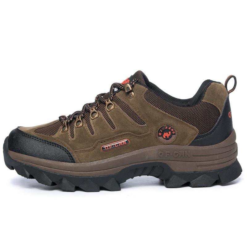 New autumn men's shoes outdoor sports casual shoes widened and fattened large size hiking shoes men