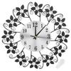 Orologio da parete moderno in metallo, decorazione per casa e ufficio, orologio da parete silenzioso in metallo