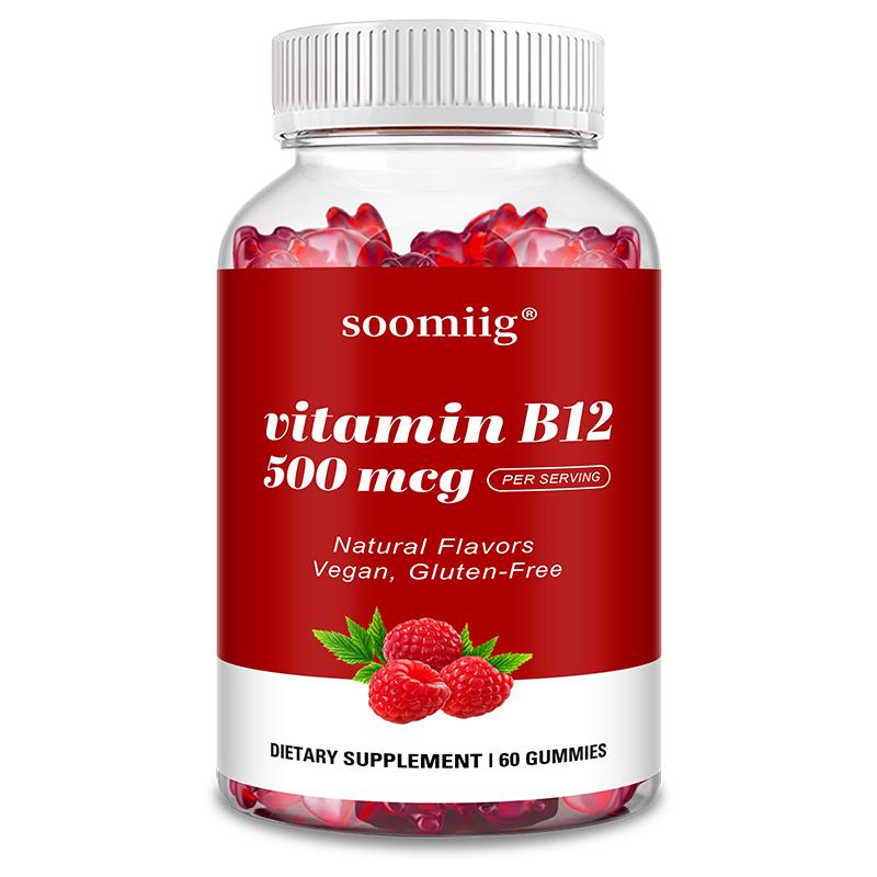 Vitamin B12 500 Mcg, Sodium 15 Mg, Dietary Supplement, 60 Gummies 60 Gummies