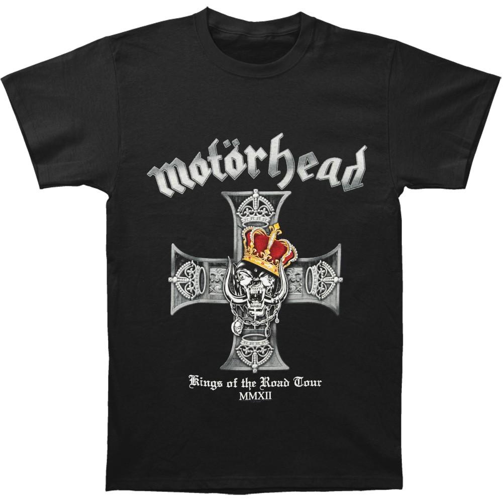 Men s Motorhead King Of The Road T-Shirt Mens Womens Tees Top  Black XL