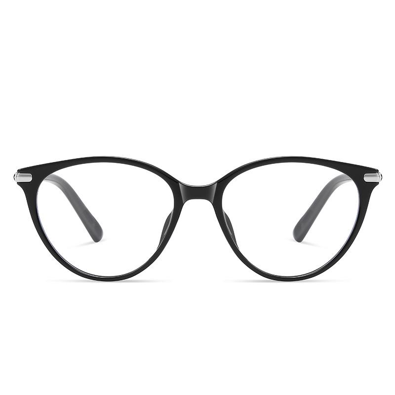2026 Retro Cat Eye Blue Light Blocking Glasses - Fashionable Literary Commuting Frame 10708
