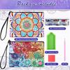 1 Set Diamond Painting Handbag Beautiful Patterned Exquisite DIY Diamond Painting Wallet