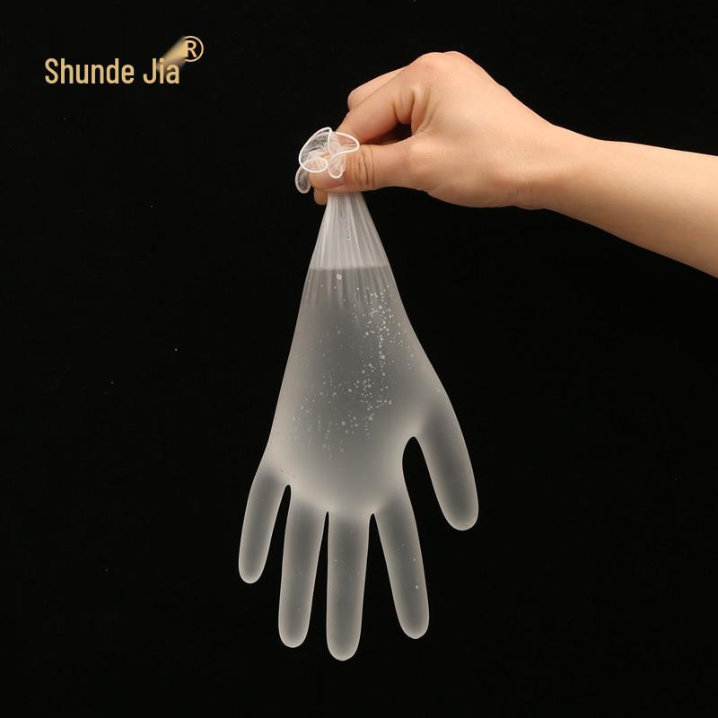 Food Grade PVC Latex Rubber Disposable Gloves for Kitchen & Household Tasks