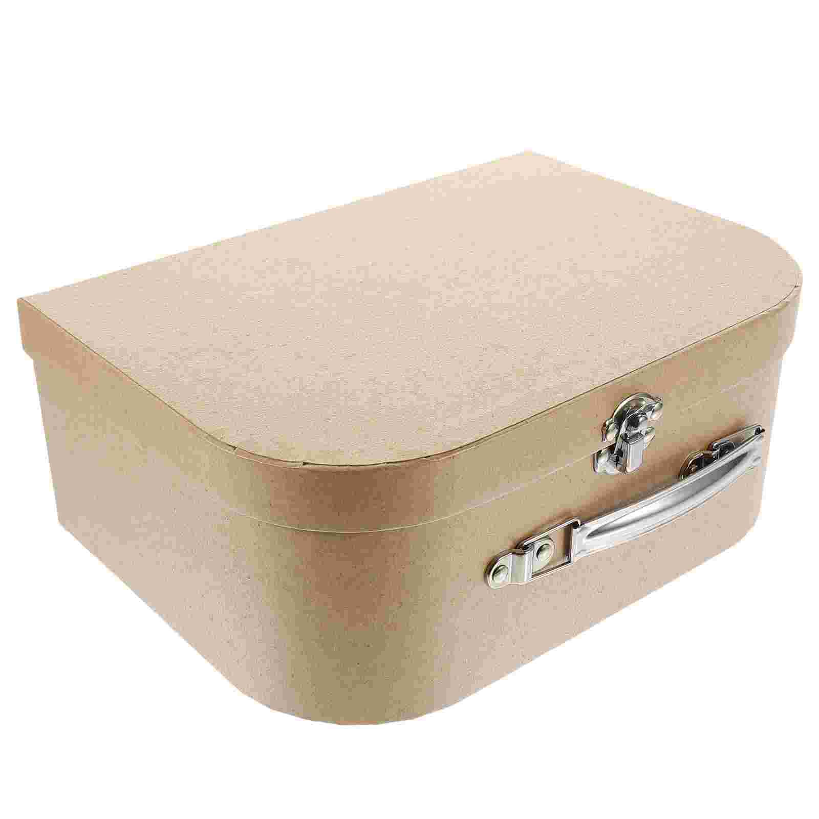 

Portable Storage Box Robe Boxes for Gifts Creative Container Decorative Clothing Wrapping Presents Paper светло-коричневого