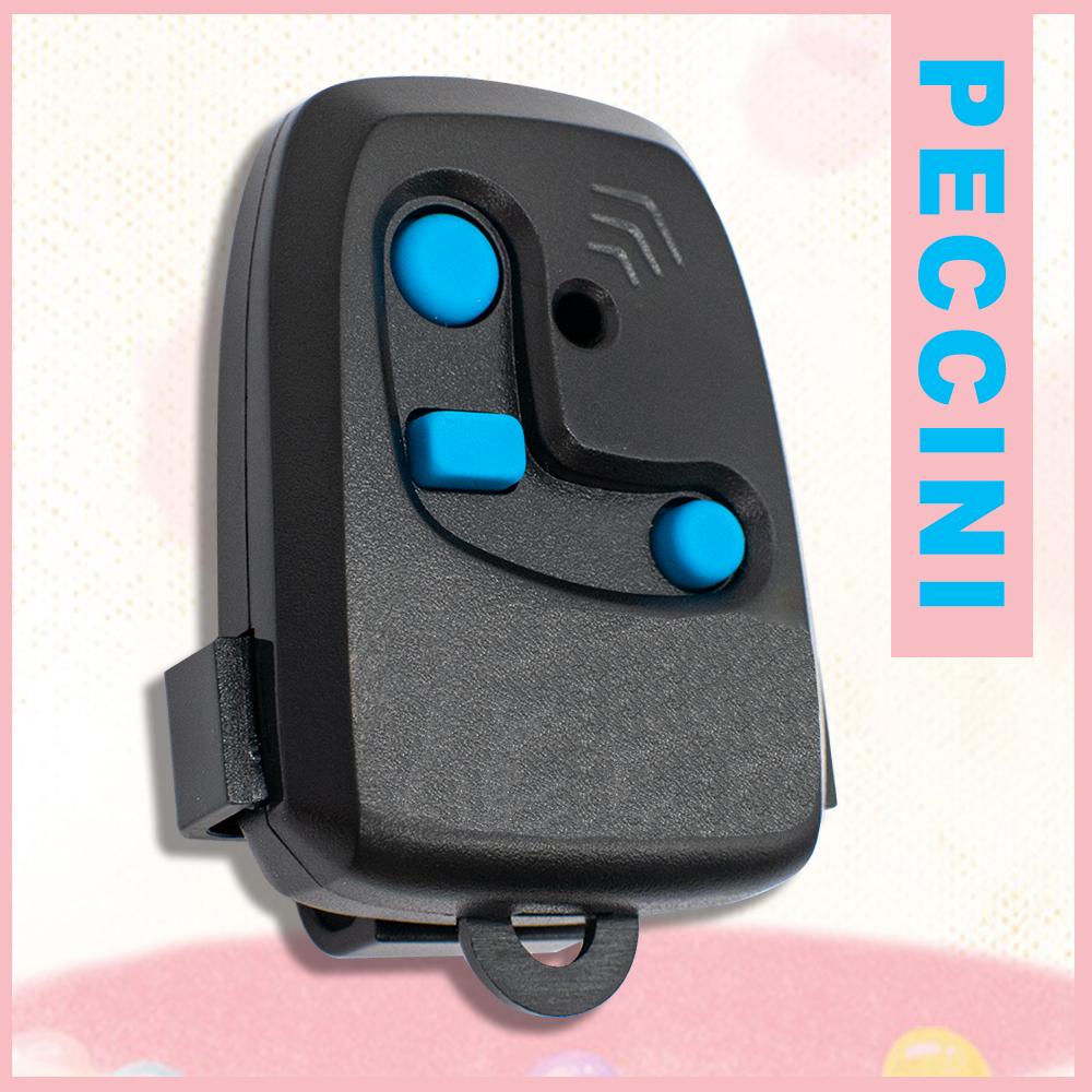 PECCININ Automatic Door Garage Remote Control Command Transmitter 433MHz Rolling Code 3 button