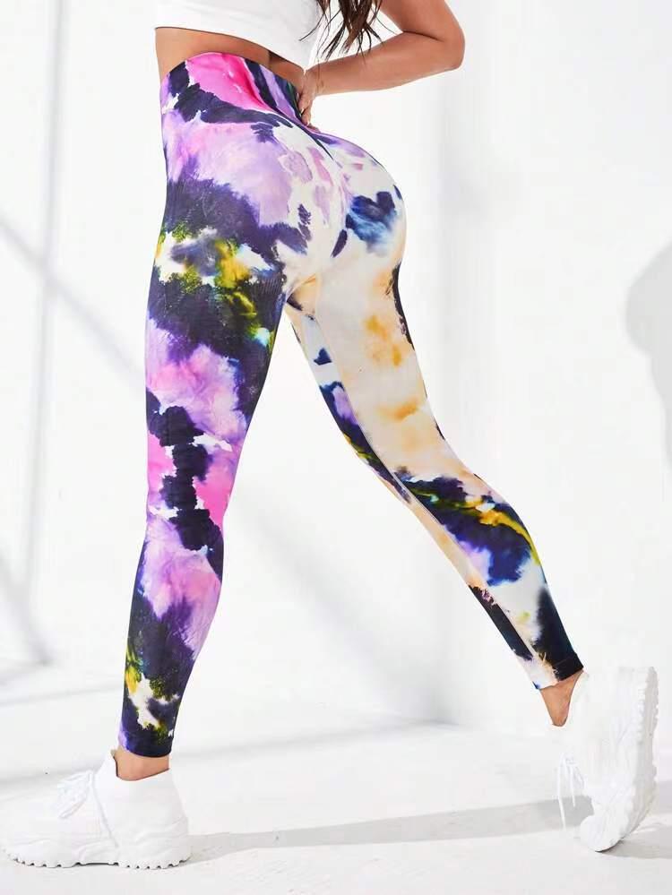 Women's High-Waisted Peach Butt Lifting Yoga Pants - Seamless, Quick-Dry, Skinny Fit