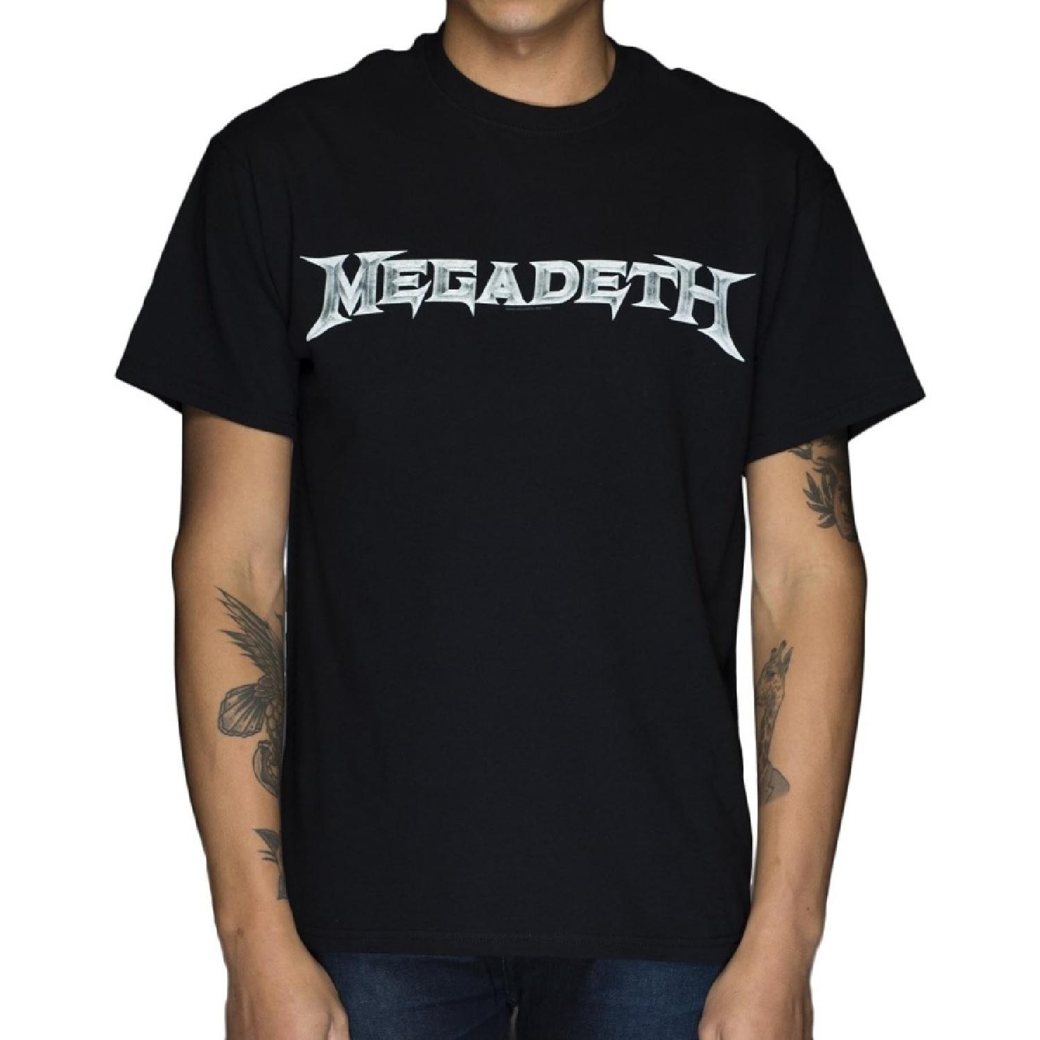 Men s Megadeth Classic Logo T-Shirt XXXXXL разноцветный