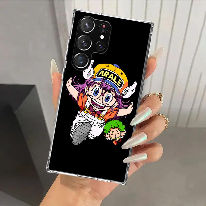 

Dr Slump Arale Anime Phone Case for Samsung Galaxy S25 S24 S23 Ultra S22 S21 Plus S20 FE S10 + S10E S25U Soft Print Shell S24 S2 Samsung S25