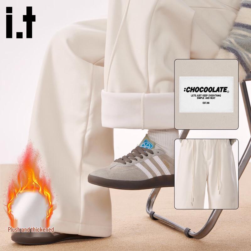 :CHOCOOLATEit Men's American Retro Straight-Leg Casual Pants