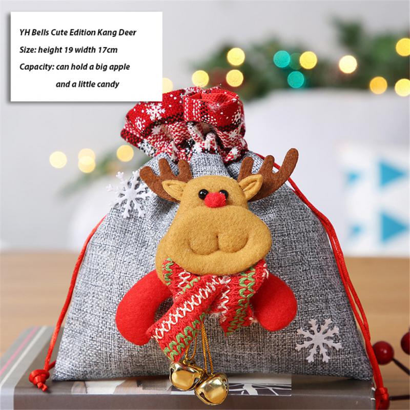 2025 Christmas Candy Bags Red Candy Boots Christmas Bags For Sweets Santa Gift Bag New Year Party Home Christmas Decoration