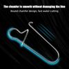 100pcs Metal Fishing Connector Fast Clip Lock Snap Swivel Solid Rings Fishing Hook Tools For Seawater Freshwater