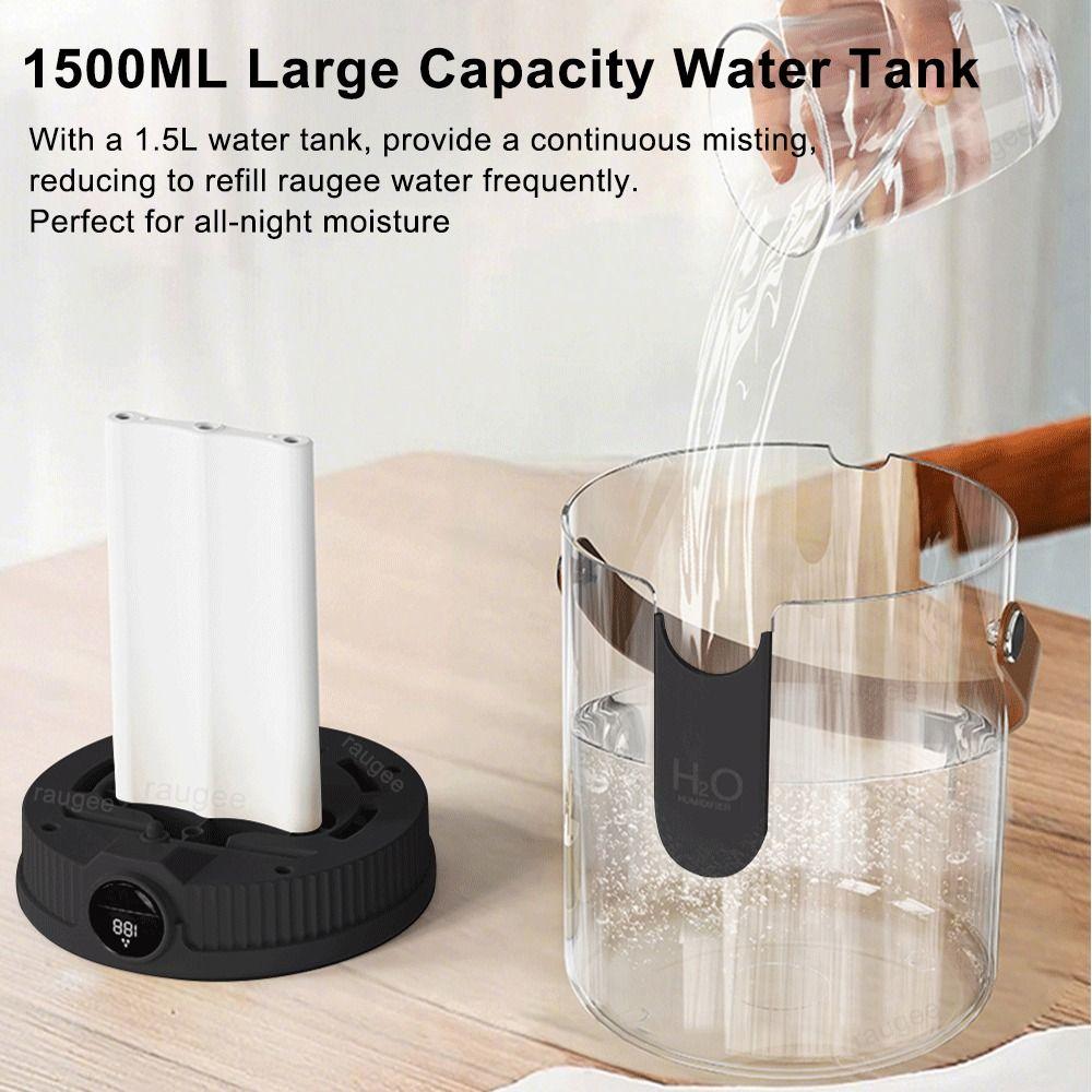 Rechargeable Top Fill Humidifier Portable Smart Humidifiers for Bedroom Air Humidifier  Office Home