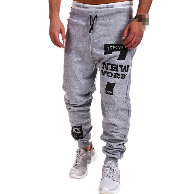 Mens Tracksuit Sport Gym Slim Fit Skinny Jogging Pants With Soft Polyester Material