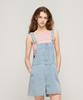 CARGOBROS FOR WOMAN Denim Overalls Half Pants (Light Blue)