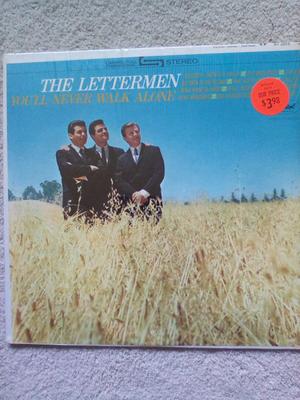 Δίσκος LP LETTERMEN - You'll Never Walk Alone ST2213 Capitol Records 1965 ΗΠΑ Pop Μεταχειρισμένος