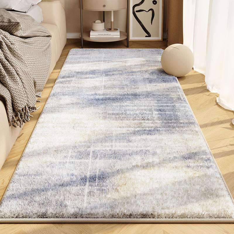 Morandi Color Bedroom Bedside Carpet Master Bedroom Bedside Floor Mat Room Premium Sense Floor Mat Long Strip Machine Washable Mat