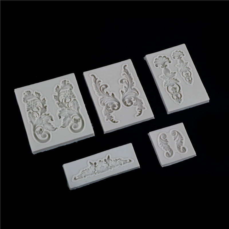 Tårtkant Silikonform Sockerkonst Fondant Kakform Juldekor Tårtverktyg