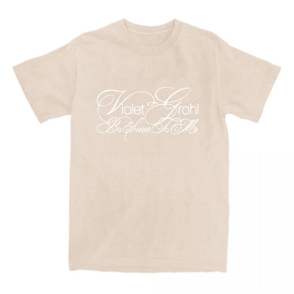 Album Be Sweet To Me T-Shirt Design Violet Grohl Print Tshirts Summer O-neck Short Sleeve Women Tees Graphic Tops
