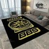 2026 BBS Racer Retro Printed Carpet Non-slip Carpet Bedroom Decoration Living Room Decoration Washroom Floor Mat Birthday Gift