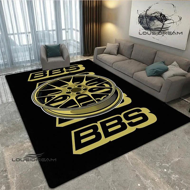 2026 BBS Racer Retro Printed Carpet Non-slip Carpet Bedroom Decoration Living Room Decoration Washroom Floor Mat Birthday Gift
